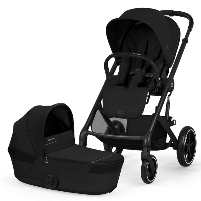 Cybex Balios S Lux 2026 Duo med Fold-Cot Moon Black