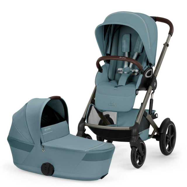 Cybex Talos S Lux Duo med Fold-Cot Stormy Blue