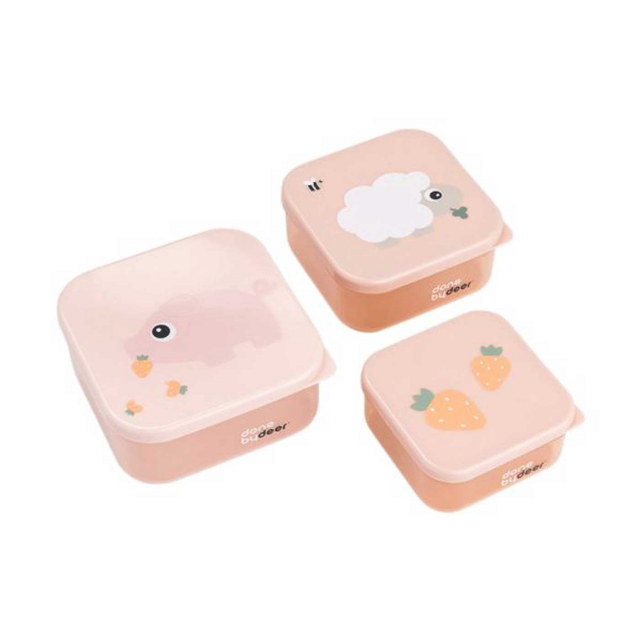 Done By Deer Snack Box Tiny Farm Powder 3-pack