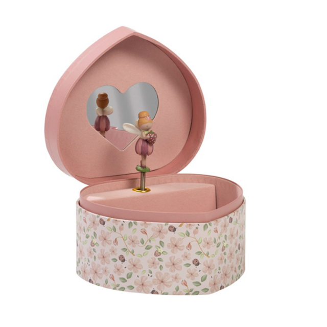 Little Dutch Smyckeskrin Hjärta Rosa Fairy Garden