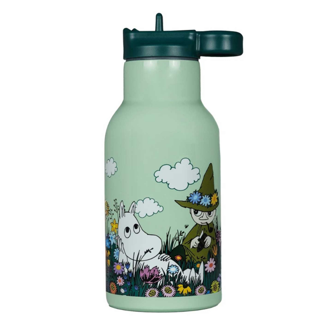 Mumin Vattenflaska Äng Grön