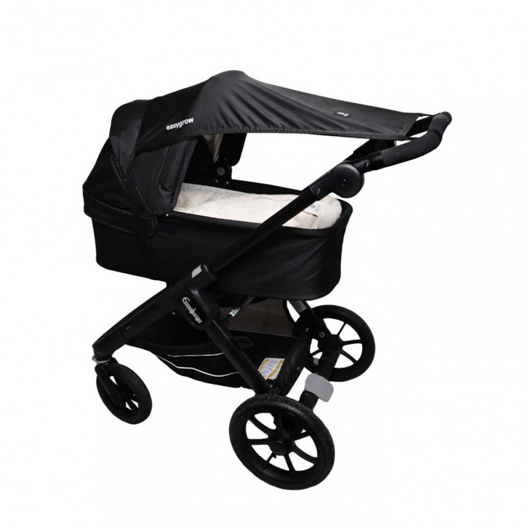 Easygrow Universalt Solskydd Svart i gruppen Barnvagnar / Barnvagnstillbehör / Sommartillbehör till barnvagnen hos Bonti (1026940)