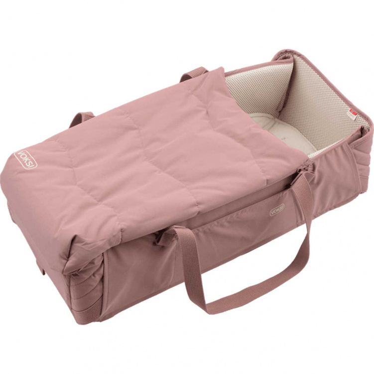 Voksi Carry Me Babylift Blush Pink i gruppen Barnvagnar / Barnvagnstillbehör / Mjukliftar hos Bonti (11036251-BlushPink-Leaf)