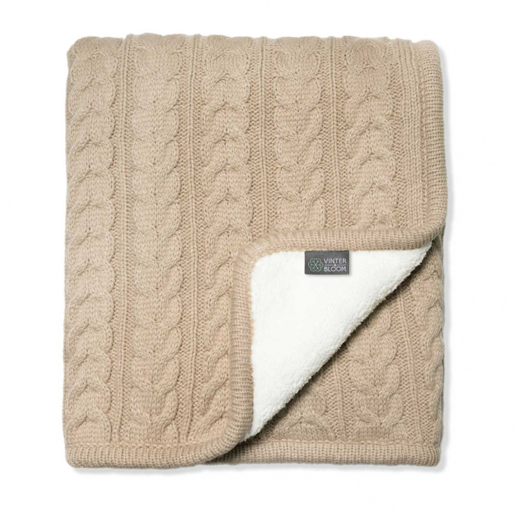 Vinter & Bloom Filt Cuddly Sand Beige i gruppen Barnvagnar / Barnvagnstillbehör / Hösttillbehör till barnvagnen hos Bonti (230004802)