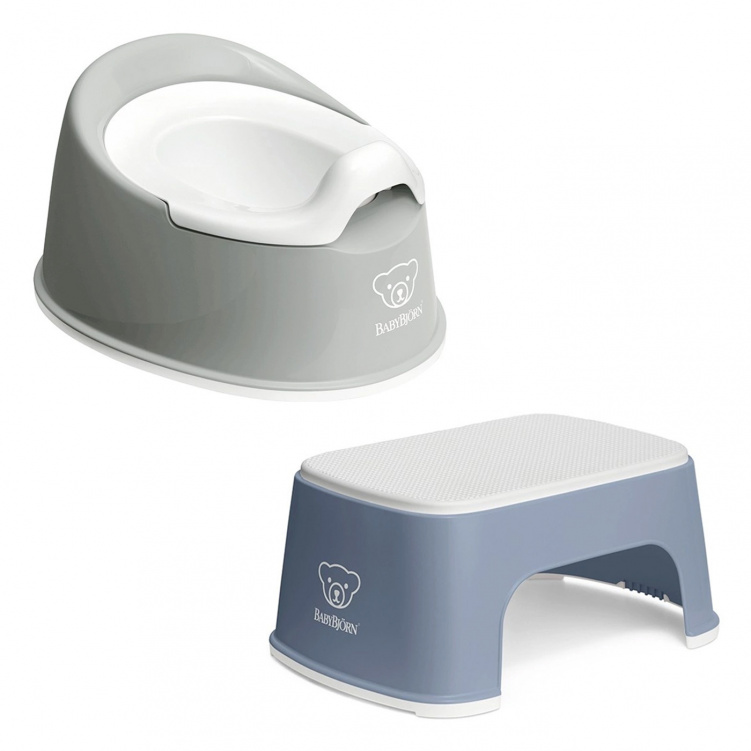 Babybjörn Paket Smart potta och barnpall i gruppen Babytillbehör / Sköta / Pallar hos Bonti (BBPAK4)