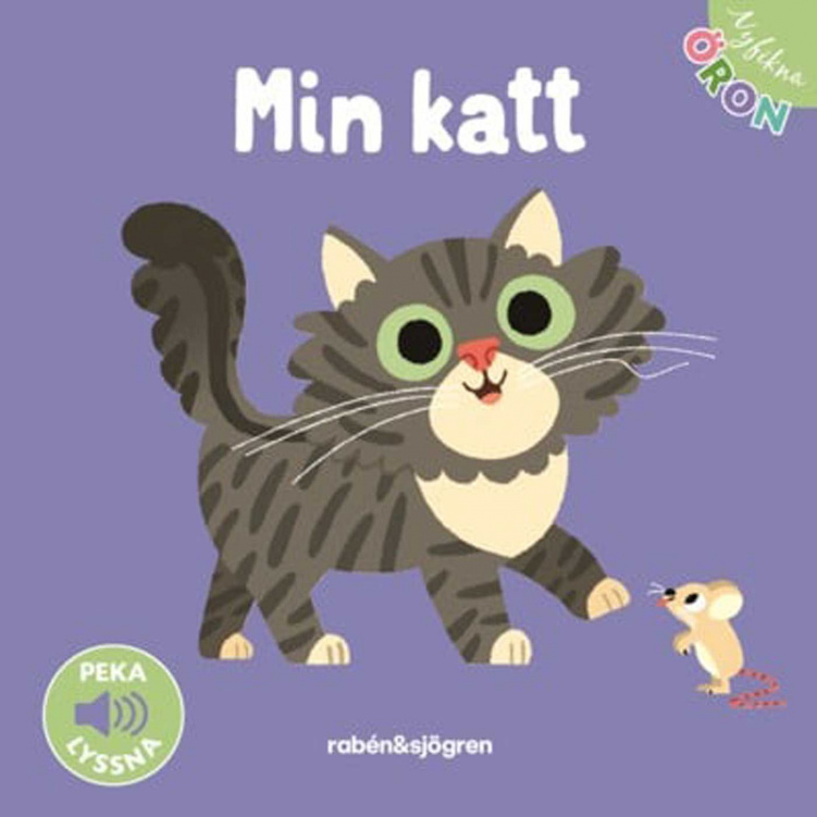 Pekbok Nyfikna Öron Min Katt i gruppen Leksaker / Leksaker 9 månader hos Bonti (BOK9789129747621)
