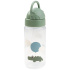 Done By Deer Vattenflaska med sugrör Happy Clouds Green i gruppen Babytillbehör / Äta och mata / Muggar, flaskor och glas hos Bonti (DOBD1036003)