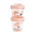 Done By Deer Barnmatsburkar 2-pack Tiny Farm Rosa i gruppen Rabatt ok - lista hos Bonti (DOBD1256101)