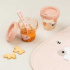 Done By Deer Barnmatsburkar 2-pack Tiny Farm Rosa i gruppen Rabatt ok - lista hos Bonti (DOBD1256101)