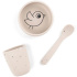 Done By Deer First Meal Servis Silikon Birdee Sand  i gruppen Rabatt ok - lista hos Bonti (DOBD1529819)
