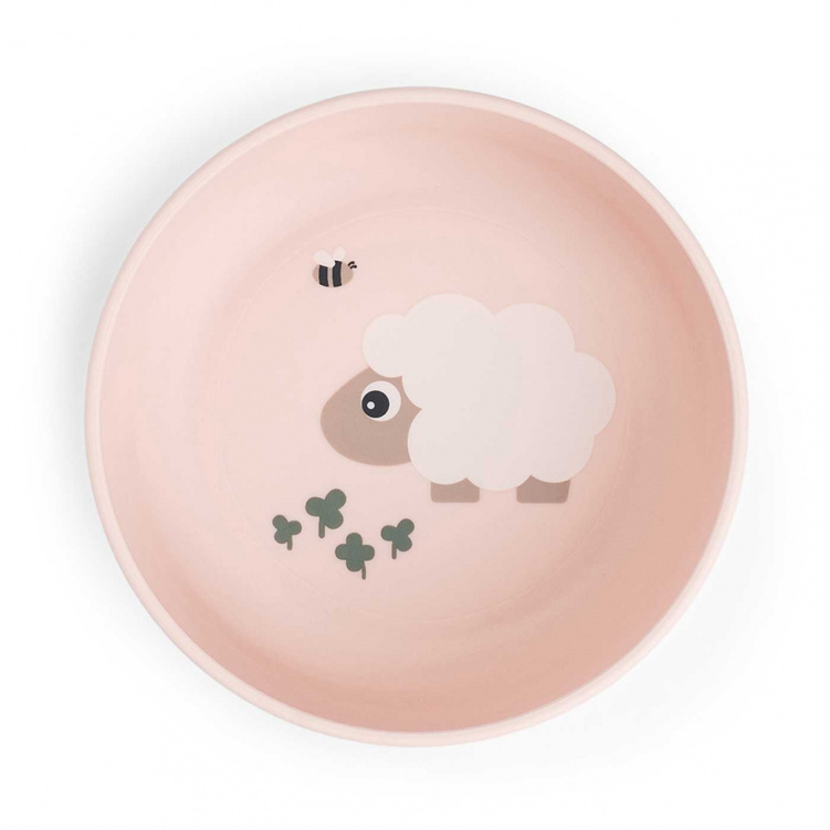 Done by Deer Foodie Skål Tiny Farm Powder i gruppen Babytillbehör / Äta och mata / Tallrikar och skålar hos Bonti (DOBD1856431)