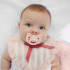 Elodie Binky Bow Napp Silikon 3+ mån Misty Pink i gruppen Babytillbehör / Nappar och tillbehör / Nappar 6 månader + hos Bonti (ELOD30103101209NA)