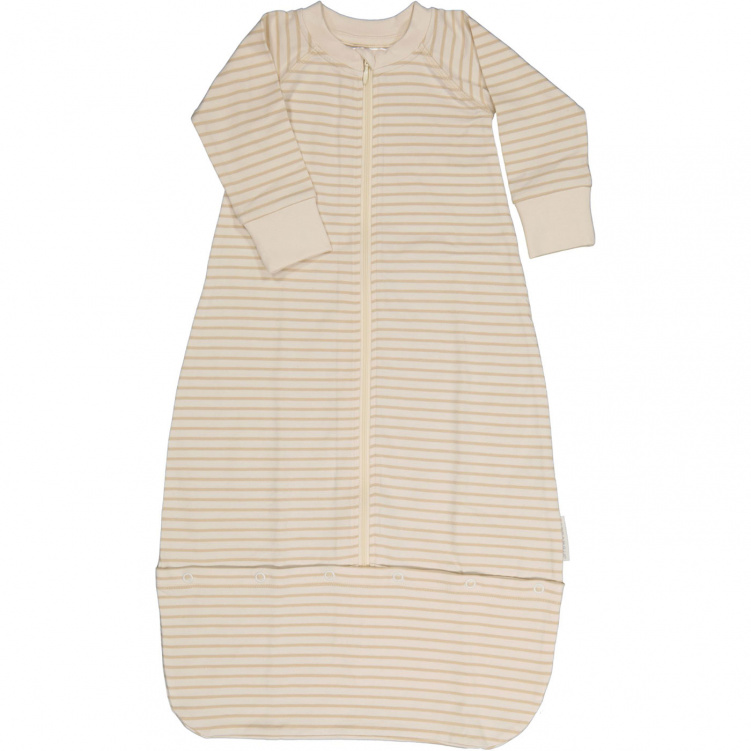Geggamoja Sovpåse Bambu Classic Beige/Vit i gruppen Babytillbehör / Sova / Sovpåsar hos Bonti (GMSOVBV)