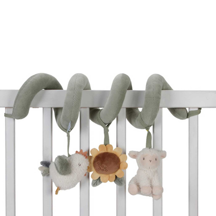 Little Dutch Aktivitetsspiral Little Farm i gruppen Leksaker / Babyleksaker / Aktivitetsleksaker hos Bonti (LD8812)