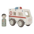 Little Dutch Ambulans med figur i gruppen Leksaker / Leksaksbilar & fordon / Bilar hos Bonti (LDLD2527)