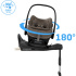 Maxi-Cosi Pebble Slide Pro Oak Truffle i gruppen Bilbarnstolar / Babyskydd hos Bonti (MACO8442099110)