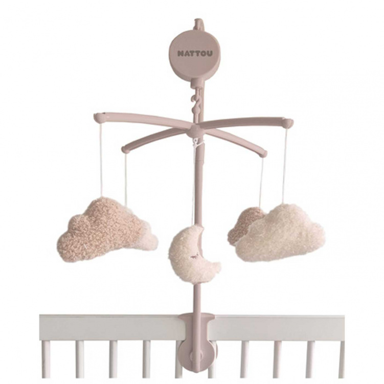 Nattou Teddy Sängmobil i gruppen Leksaker / Babyleksaker / Sängmobiler hos Bonti (NATT41010-89)
