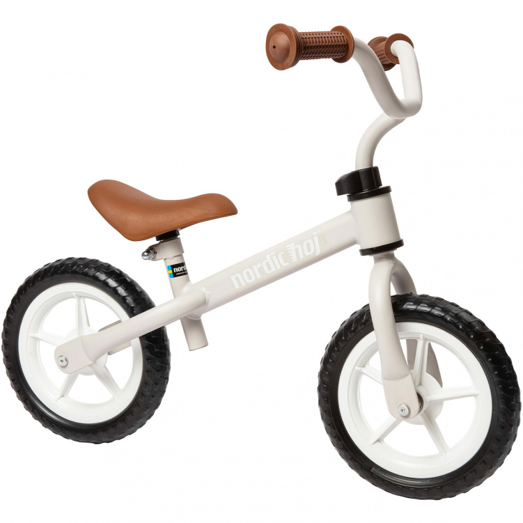 Nordic Hoj Springcykel 10 Tum Ljusbeige i gruppen Leksaker / Barncyklar & åkfordon / Sparkcyklar & springcyklar hos Bonti (NOHO72-2133WH)