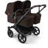 Bugaboo Donkey 6 Tvillingvagn Cocoa Brown i gruppen Barnvagnar / Varumärken / Bugaboo / Bugaboo Donkey 6 hos Bonti (PKT-BGBDonkey67)
