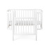 Sebra Bedisde Crib Classic White i gruppen Möbler och inredning / Sängar och tillbehör / Vaggor och sidosängar hos Bonti (SEBR200130066)