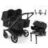 Bugaboo Donkey 6 Tvillingvagn + Otter Babyskydd + Bas i gruppen Barnvagnar / Varumärken / Bugaboo / Bugaboo Donkey 6 hos Bonti (SET-BGBD6TWNOTRBS)