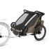 Thule Chariot Cross 2 Multisportvagn Double Khaki i gruppen Barnvagnar / Varumärken / Thule / Thule Chariot hos Bonti (THUL10201037)