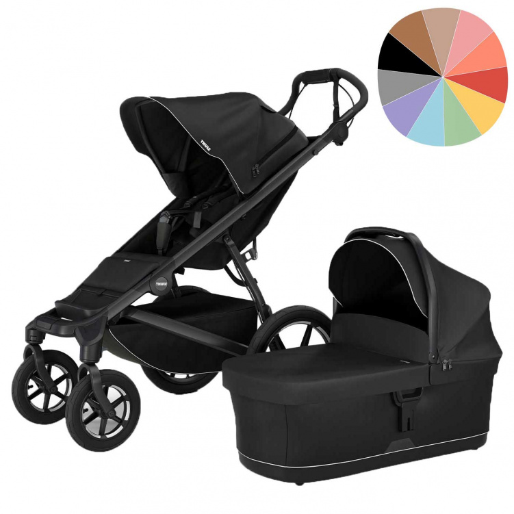Thule Urban Glide 4-wheel Duovagn i gruppen Barnvagnar / Varumärken / Thule / Thule Urban Glide hos Bonti (THUUG4WDUO)