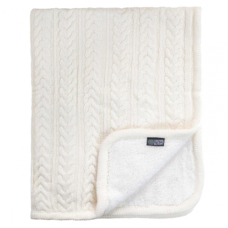 Vinter & Bloom Filt Cuddly Ivory i gruppen Barnvagnar / Barnvagnstillbehör / Hösttillbehör till barnvagnen hos Bonti (VIBL40032-1)