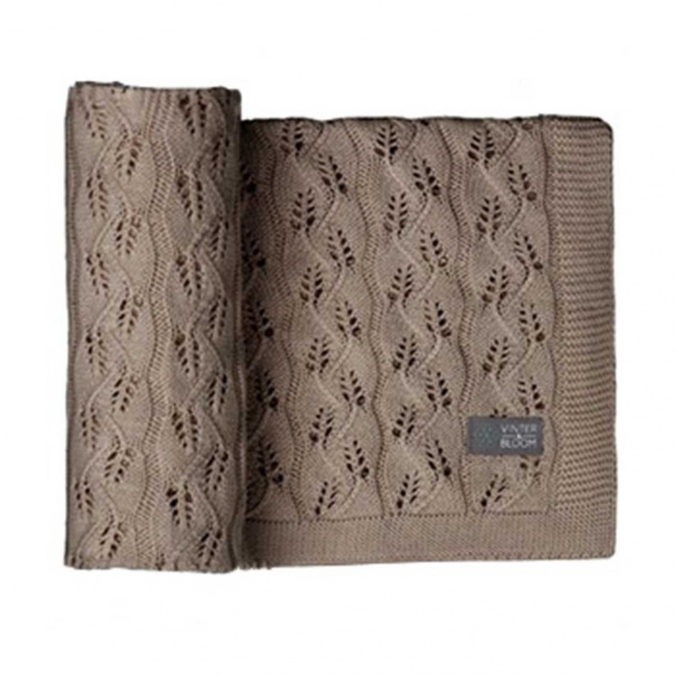 Vinter & Bloom Filt Moment EKO Taupe Brown i gruppen Babytillbehör / Sova / Bädda för sommartider hos Bonti (VIBL40046-6)